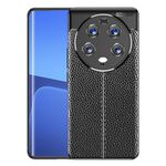 Custodia per telefono in TPU antiurto per Xiaomi 13 Ultra Litchi Texture (nero)