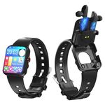 S6 TWS Auricolare 1,91 pollici Supporto braccialetto intelligente Chiamata Bluetooth / Monitoraggio della salute (nero)