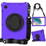 Custodia protettiva in silicone per tablet Samsung Galaxy Tab A8 10.5 X205 / X200 Spider King (viola)