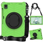 Custodia protettiva in silicone per Samsung Galaxy Tab S6 T860 Spider King (verde)