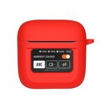 Custodia protettiva per auricolari wireless in silicone JBL Tour Pro 2 (rosso)