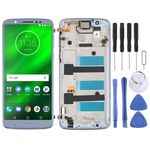 Schermo LCD originale per Motorola Moto G6 Plus Digitizer Assemblaggio completo con cornice