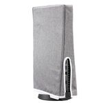 PS5-1 per console di gioco Snoy PS5 Custodia protettiva impermeabile e antipolvere (grigio verticale)
