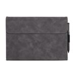 Per Microsoft Surface Pro 7+ / 7/6/5/4 Custodia protettiva antiurto all-inclusive in pelle di pecora (grigio)