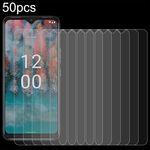Per Nokia C12 Plus 50 pezzi 0,26 mm 9H 2,5D Pellicola in vetro temperato