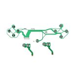 Per controller PS5 2 set di film conduttivo per circuiti stampati a nastro (verde)