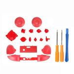 Per controller Xbox Series X Thumbstick LB RB Bumper Pulsanti di attivazione con accessori per cacciavite (rosso)