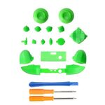 Per controller Xbox Series X Thumbstick LB RB Bumper Pulsanti di attivazione con accessori per cacciavite (verde)
