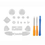 Per controller Xbox Series X Thumbstick LB RB Bumper Pulsanti di attivazione con accessori per cacciavite (trasparente)