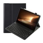 Per OPPO Pad 2 11,61 pollici 2023 OP13 Custodia in pelle per tastiera Bluetooth staccabile ultrasottile Texture pelle di agnello (nero)