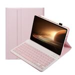 Per OPPO Pad 2 11,61 pollici 2023 OP13 Custodia in pelle per tastiera Bluetooth staccabile ultrasottile Texture pelle di agnello (rosa)