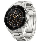 Per Huawei Watch Buds / GT3 SE / GT3 Pro 22mm Cinturino universale in acciaio al titanio con tre ceppi (argento)