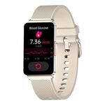 EP08 Smart Watch con schermo a colori da 1,57 pollici, supporto per il monitoraggio della glicemia/monitoraggio della frequenza cardiaca/monitoraggio della pressione sanguigna(oro)