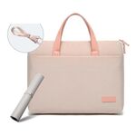 Per MacBook 15,6-16,1 pollici MAHOO 10188 Borsa per computer portatile ultrasottile Borsa per computer a mano, Colore: cachi + tappetino per mouse grigio