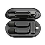 Microfono lavalier wireless da uno a due K63 con microfono per registrazione video con riduzione del rumore della scatola di ricarica, specifiche: interfaccia di tipo C