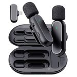 Microfono lavalier wireless da uno a due K63 con microfono per registrazione video con riduzione del rumore della scatola di ricarica, specifiche: interfaccia a 8 pin