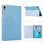 Per Huawei MatePad 11 2023 Custodia per tablet in pelle con texture Litchi con supporto (azzurro cielo)