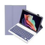 Custodia in pelle per tastiera Bluetooth rimovibile ultrasottile per Huawei MatePad 11 2023 AHW13 Texture pelle di agnello (viola)