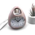 GH809 Sveglia da tavolo per bambini a forma di uovo Comodino carino Belling Clock (rosa)