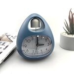 GH809 Sveglia da tavolo per bambini a forma di uovo Orologio da comodino con campanello carino (blu)