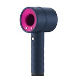 Custodia protettiva in silicone antiurto per asciugacapelli per Dyson (blu notte)