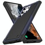 Per Samsung Galaxy S23 Ultra 5G PC + TPU Custodia protettiva antiurto per telefono (blu + nero)