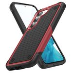 Per Samsung Galaxy S23 + 5G PC + TPU Custodia protettiva antiurto per telefono (rosso + nero)