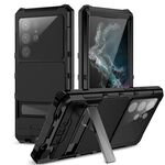 Per Samsung Galaxy S22 Ultra 5G R-JUST RJ-56 3rd Gen Life Custodia per telefono antiurto antipolvere impermeabile (nero)