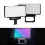 Fotografia dal vivo all'aperto Regolazione della luminosità multi-angolo Luce di riempimento del telefono cellulare, specifica: colore RGB