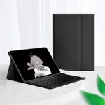 Per Lenovo Tab M10 Plus 10.6 3rd Gen 2022 LX106 Tasti quadrati Custodia per tablet in pelle con tastiera Bluetooth rimovibile (nero)