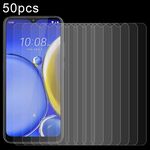 Per HTC Wildfire E2 Riproduci 50 pezzi 0,26 mm 9H 2,5D Pellicola in vetro temperato