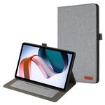 Custodia per tablet in pelle tessuto OPPO Pad 2 (grigio)