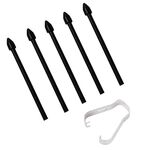 Punte di ricambio per penna stilo universale 6 in 1 per Samsung Galaxy Tab S8 / S7 / S6 / Galaxy Note20 / Note10 / S23 Ultra / S22 Ultra (nero)