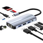 BYL-2206 9 in 1 Adattatore HUB per docking station multifunzione da USB-C / Tipo-C a USB