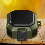 Per Samsung Galaxy Buds Live / Buds 2 / Buds Pro / Buds 2 Pro Thunder Battlegear Auricolari anti-caduta Custodia protettiva con interruttore (Verde militare)