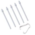 6 in 1 punte di matita di ricambio per penna stilo universale per Samsung Galaxy Tab S8 / S7 / S6 / Galaxy Note20 / Note10 / S23 Ultra / S22 Ultra (grigio)