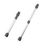 Per aspirapolvere Dyson V7 V8 V10 V11 V15 asta telescopica tubo di prolunga in metallo (argento)