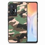 Cover posteriore in pelle mimetica per vivo X70 (verde)