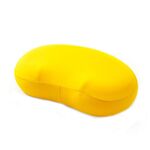 Cuscino in memory foam Cuscino per il pane Cuscino per il collo Allevia la pressione cervicale 42 x 21,5 x 10 cm (giallo)