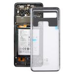 Per TCL 10L T770H Coperchio posteriore batteria in vetro OEM (trasparente)