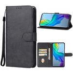 Per vivo Y78 + custodia per telefono in pelle (nera)