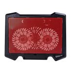 S200 Dual Silent Cooling Fan Pad di raffreddamento portatile sottile per notebook per laptop (rosso)