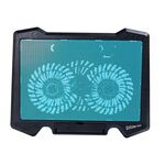 S200 Dual Silent Cooling Fan Pad di raffreddamento portatile sottile per notebook per laptop (blu)