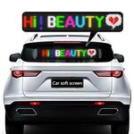 Schermo elettronico LED flessibile a colori per lunotto posteriore del veicolo 500x150mm