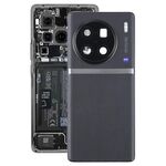 Per vivo X90 Pro+ Cover posteriore batteria originale con copriobiettivo fotocamera (nero)