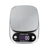 Piccola bilancia elettronica multifunzionale da cucina ad alta precisione Bilancia per alimenti con display digitale LCD, modello: 5 kg / 0,1 g