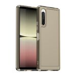 Custodia in TPU per Sony Xperia 10 V serie Candy (grigio trasparente)