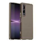 Custodia in TPU per Sony Xperia 1 V serie Candy (grigio trasparente)