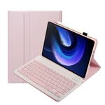 Per Xiaomi Pad 6 / Pad 6 Pro A0N7 Custodia in pelle per tastiera Bluetooth ultrasottile Texture pelle di agnello (rosa)
