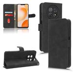 Per Huawei Enjoy 60X Skin Feel Custodia magnetica in pelle con vibrazione (nero)